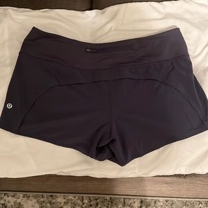 Lululemon 4” Speed Up Short - Grey/Blue